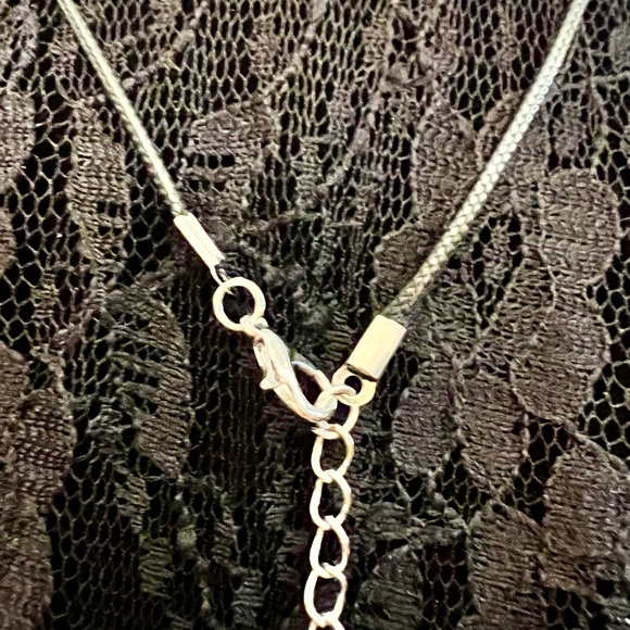 Dog & Butterly Symbolic Necklace with Dog’s Paw Print Pendant & Butterfly Charm - Picture 5 of 10